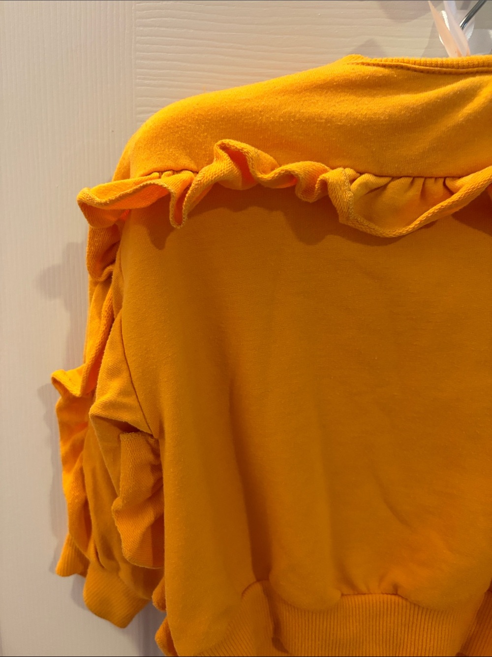 Habitual Baby Girls Ruffled Sweatshirt - Yellow - Picture 3 of 5